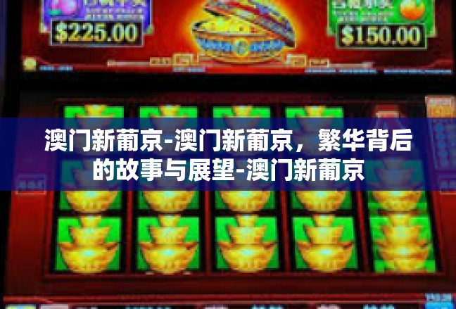 澳门新葡京-澳门新葡京，繁华背后的故事与展望-澳门新葡京